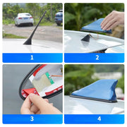Car shark antenna Car Antennas Shark Fin Antenna Auto Radio Signal Aerials Roof Antennas for universal car model Car Styling